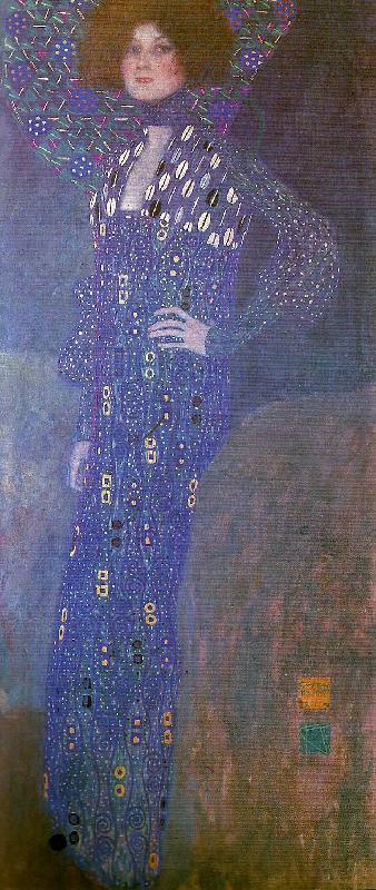 Gustav Klimt portratt av emilie floge oil painting image